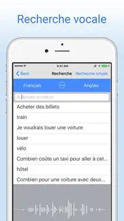 dictionnaire français anglais iphone screenshot 2