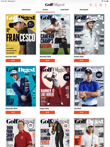 Golf Digest Magazineのおすすめ画像4