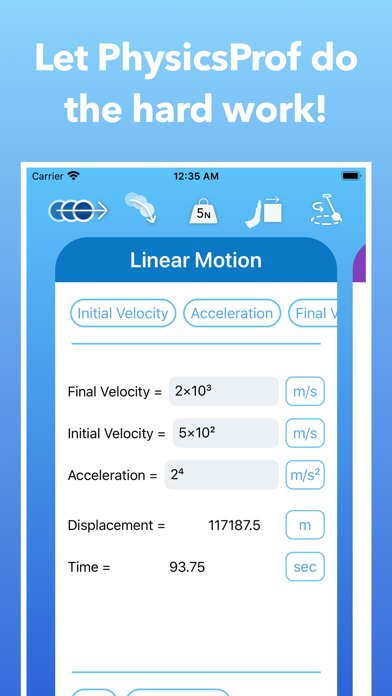 PhysicsProf - Smart Calculator Screenshot