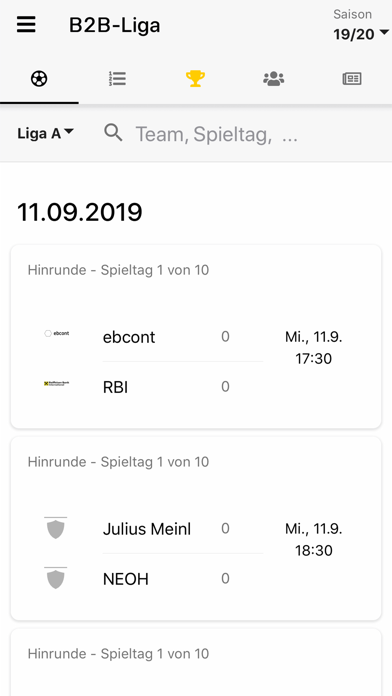 Screenshot #1 pour B2B Liga
