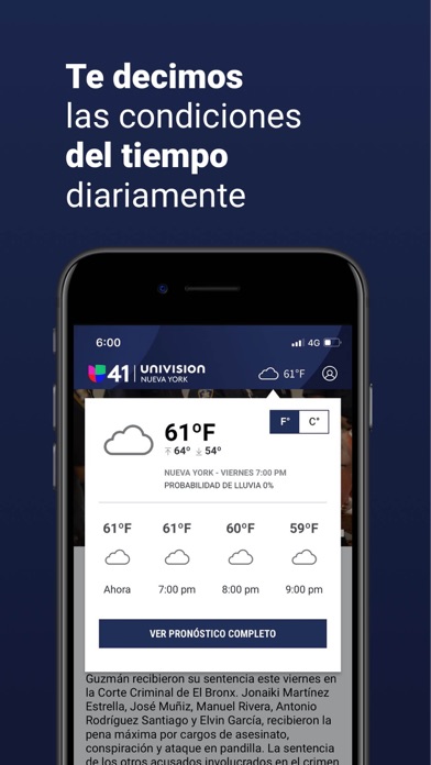 Univision 41 Nueva York Screenshot