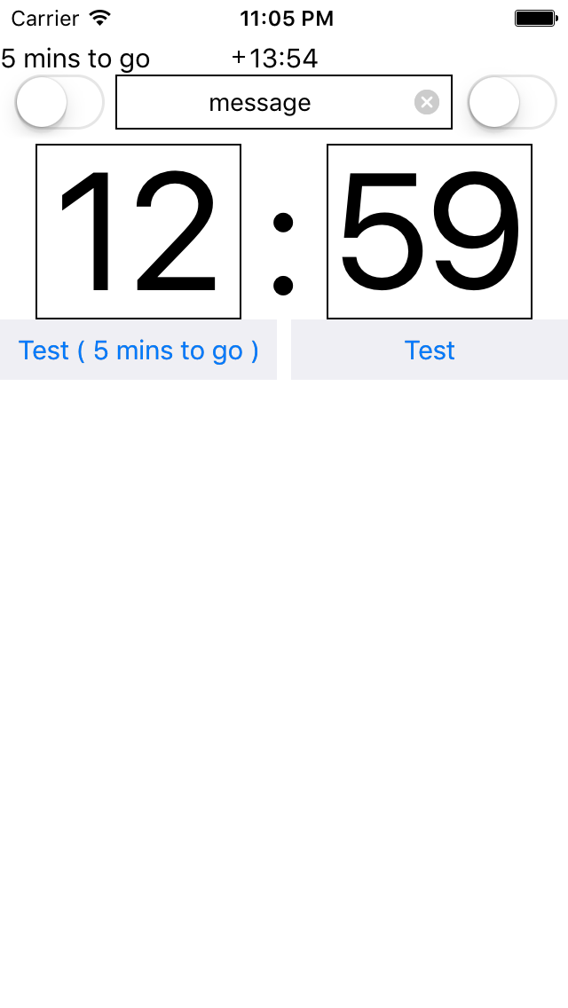 Easy Alarm Time Setting