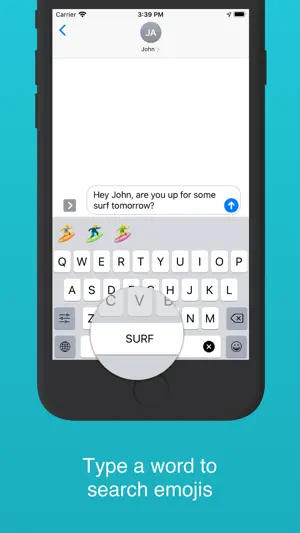 EmojiFinder: search emoji screenshot 1