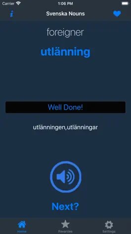 Game screenshot SvenskaNouns apk