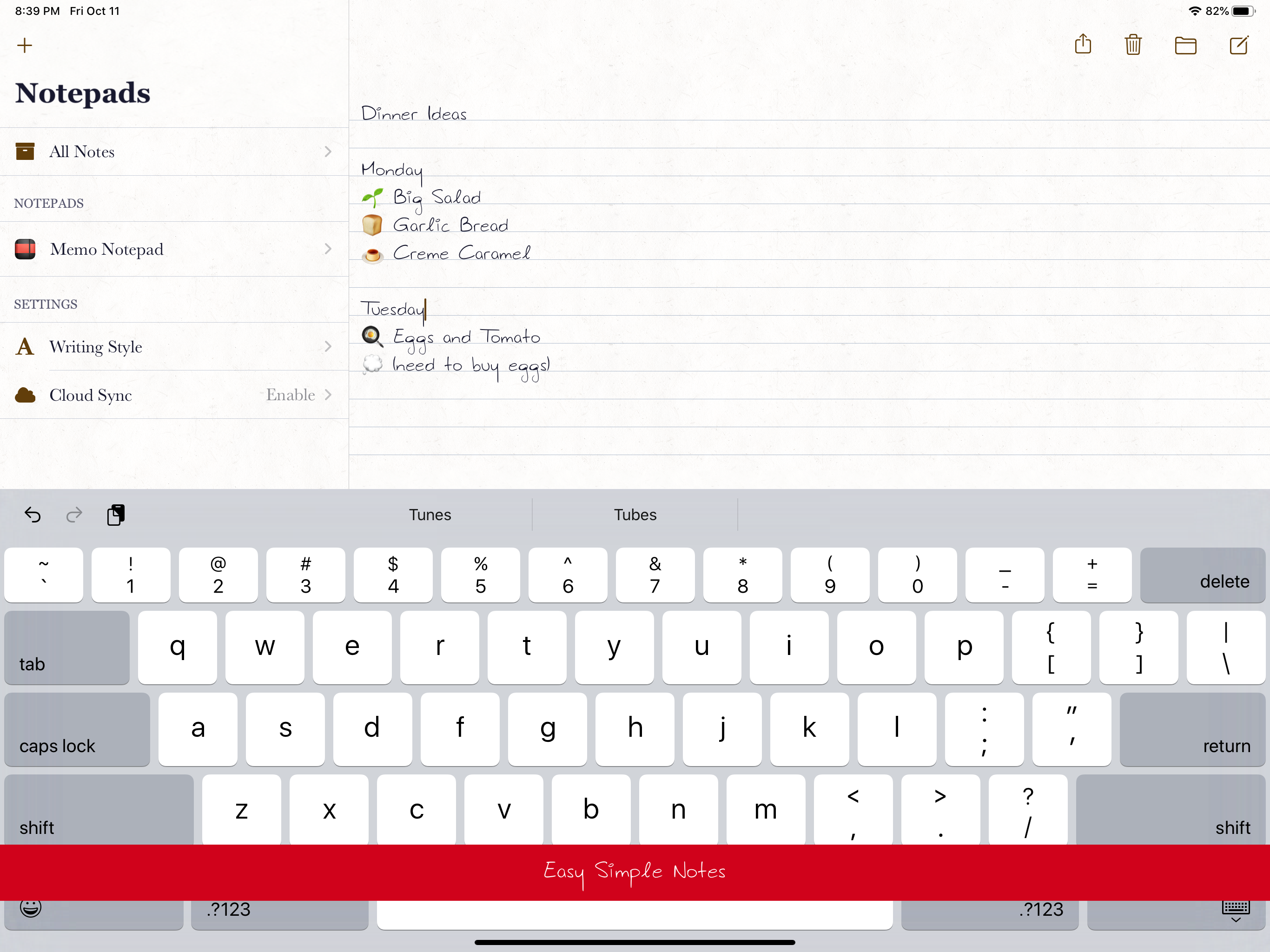 Memo Notepad HD screenshot 4