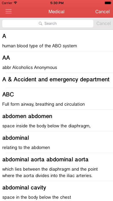 Learn Drug, Medical Dictionary Screenshot