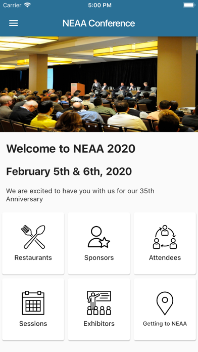How to cancel & delete NEAA Conference from iphone & ipad 1