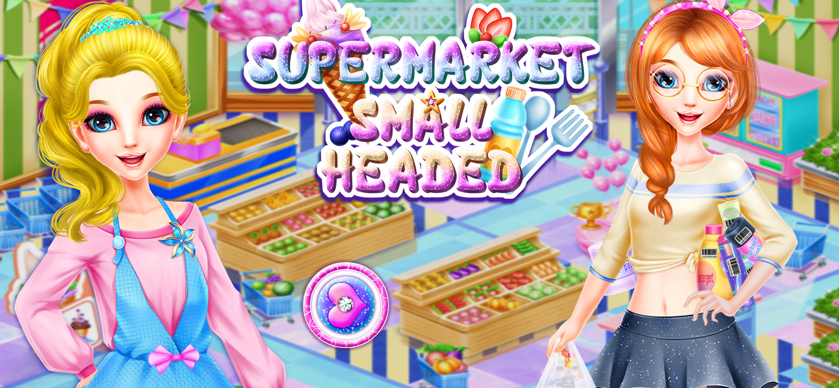 Supermaket Small Headed-Girl