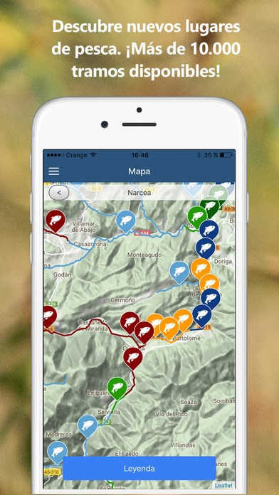 Screenshot #2 pour MyFishingMaps - mapas de pesca