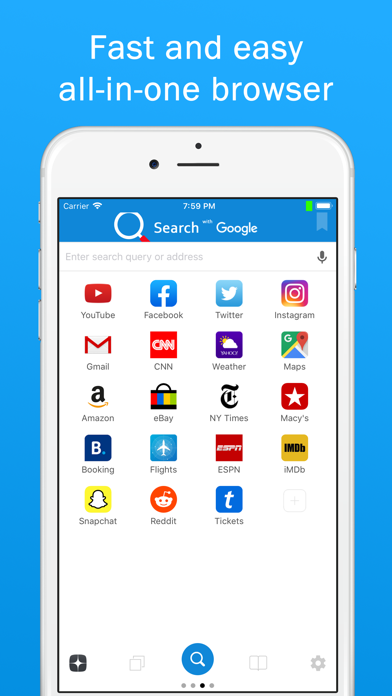 Screenshot #1 pour Smart Search et navigateur Web