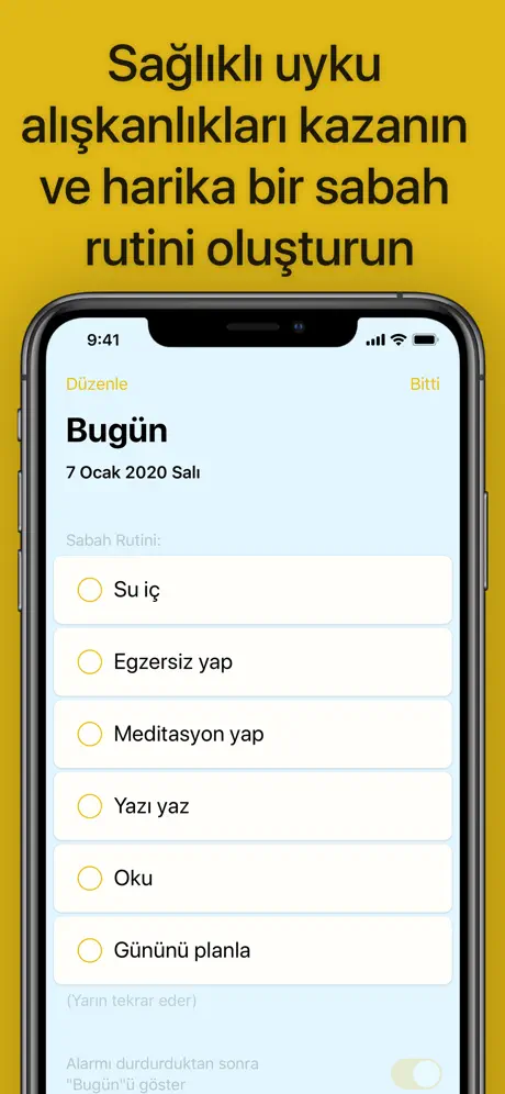 Instant Wake Up - Alarmlı Saat