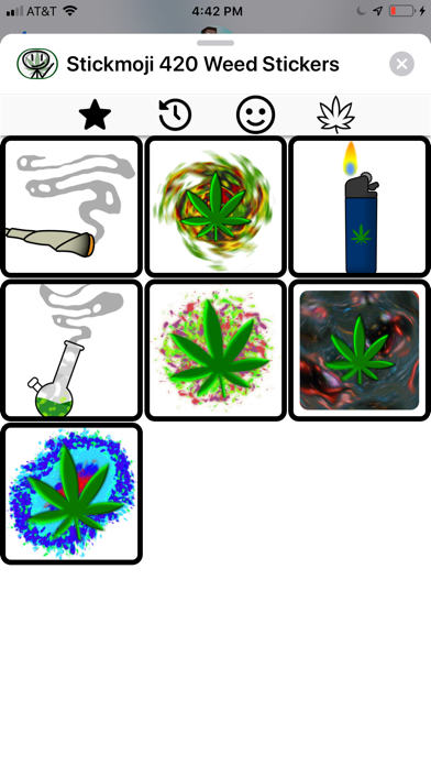 Stickmoji 420 Weed Stickers screenshot 2