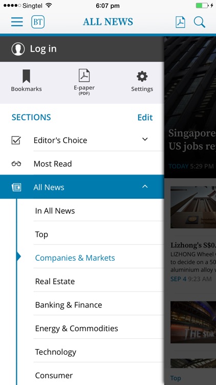 The Business Times for iPhone