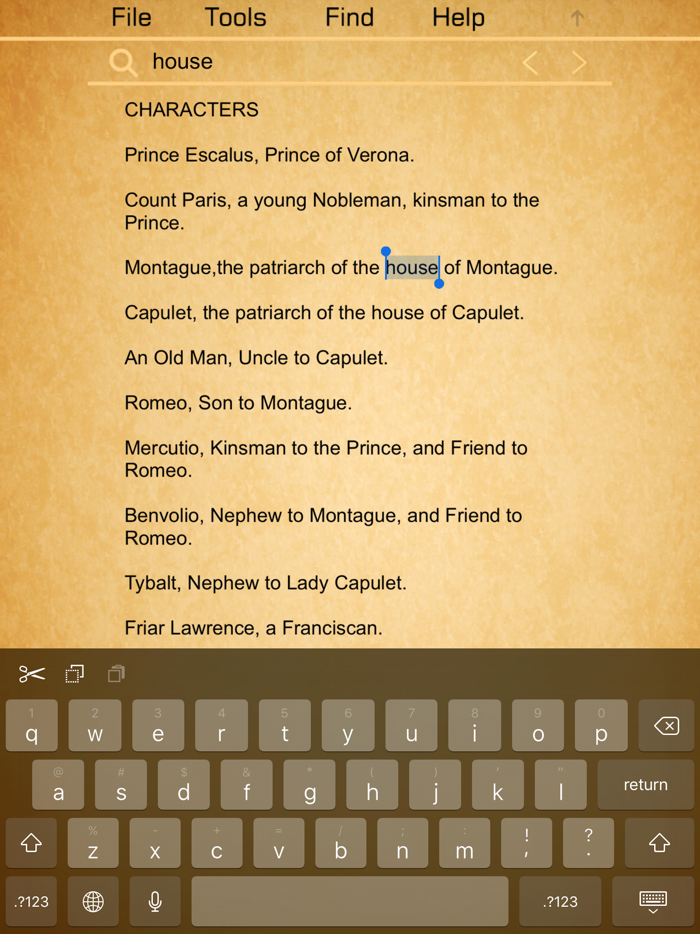 Shakespeare - Complete Search