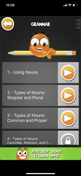 Game screenshot iTooch 6th Grade Language Arts apk