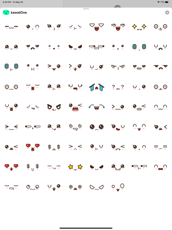 Screenshot #5 pour Kawaii Emoji Huge Stickers Set