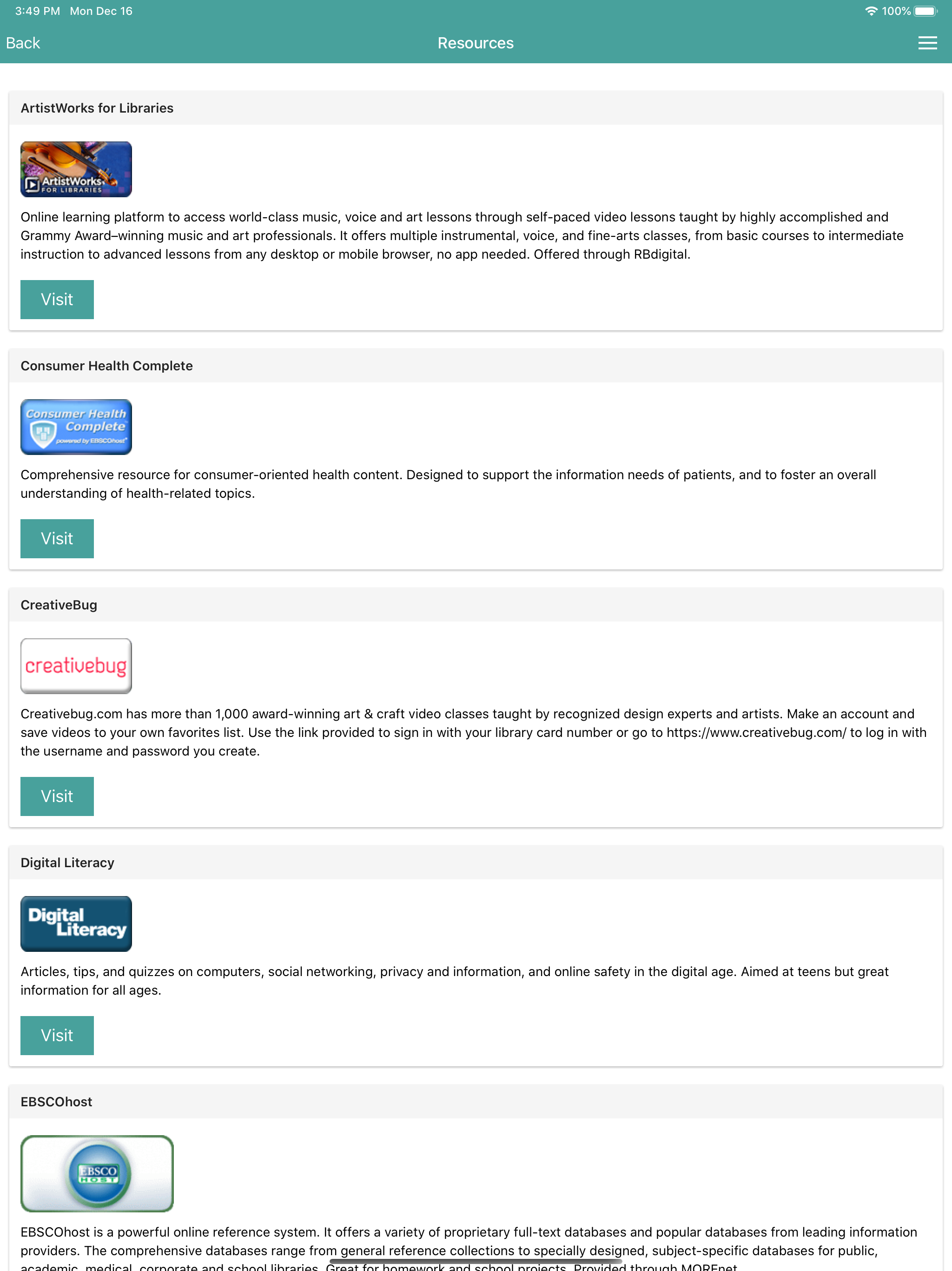 RollHillsLib screenshot 12