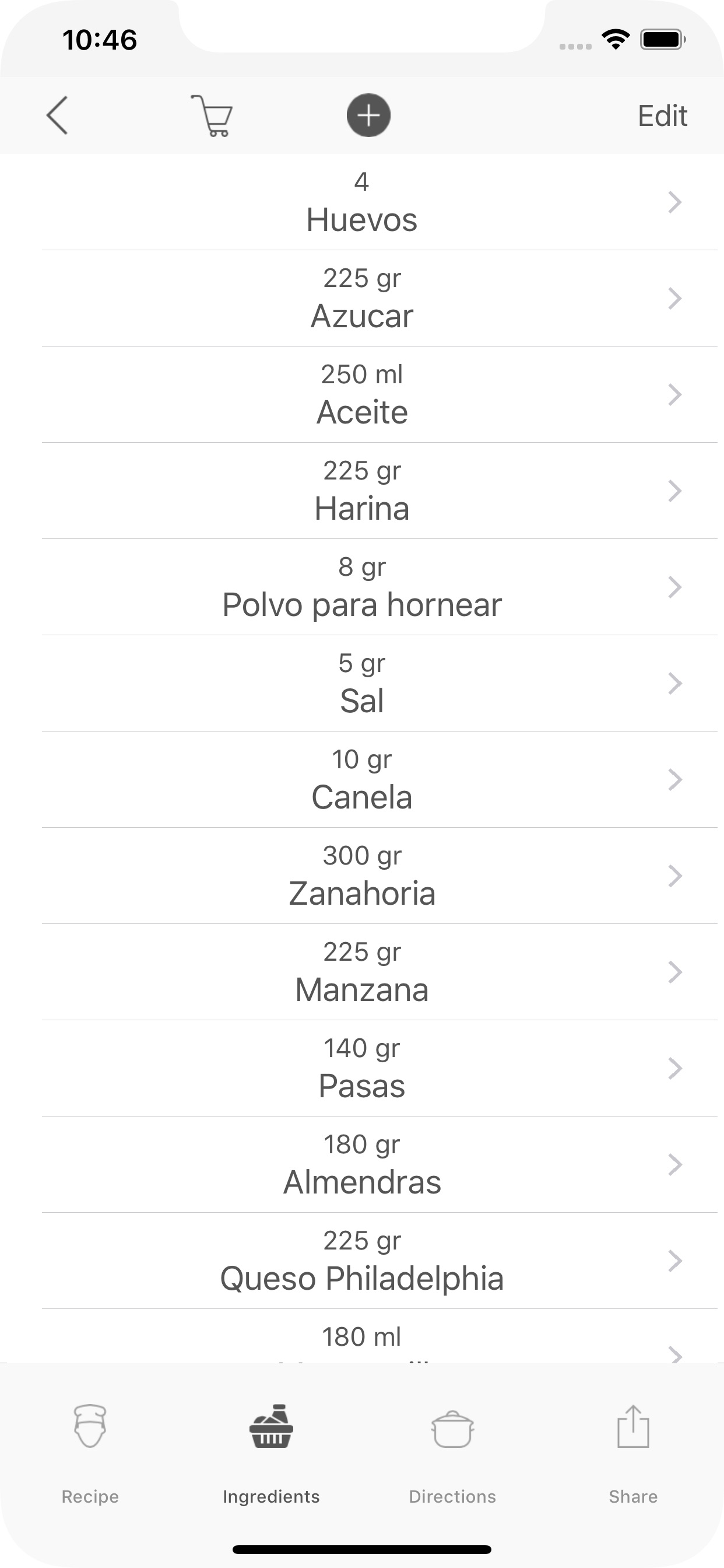 My Recipes screenshot 3