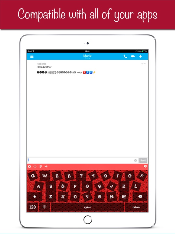 K+ Keyboard Plus Customize iPad screenshot 5 - Reference app