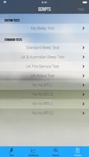 team bleep test iphone screenshot 4