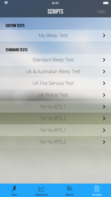 Team Bleep Test screenshot