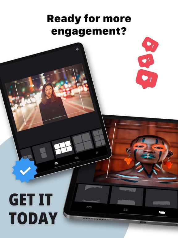 Grid++ iPad screenshot 5 - Photo & Video app