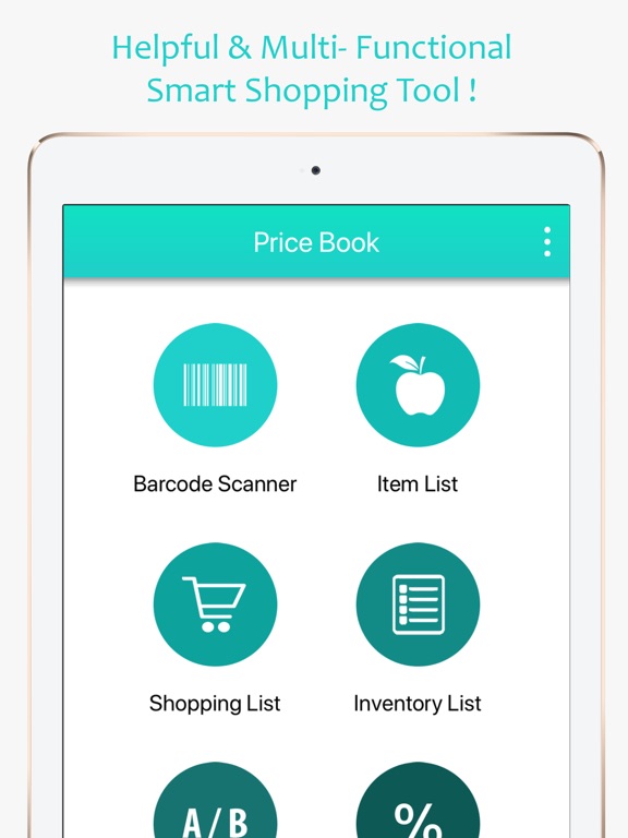Price Book-Track Grocery Price iPad screenshot