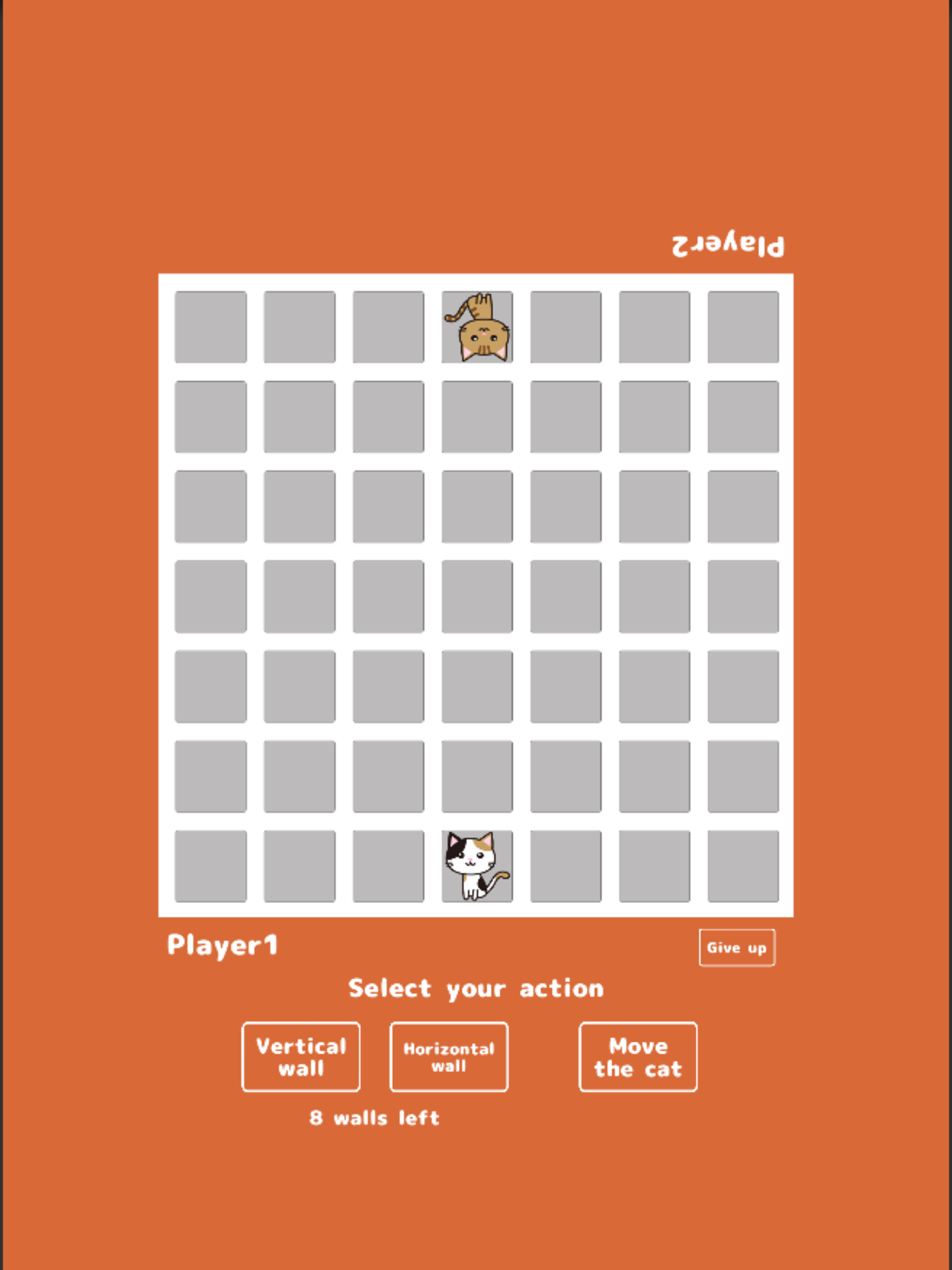 Cat and Wall -Board Game app-