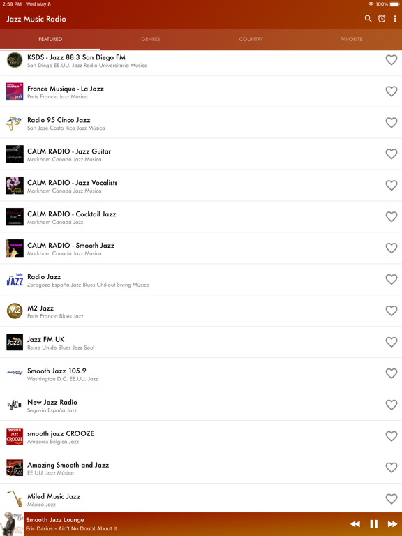 Screenshot #4 pour Jazz Music Radios