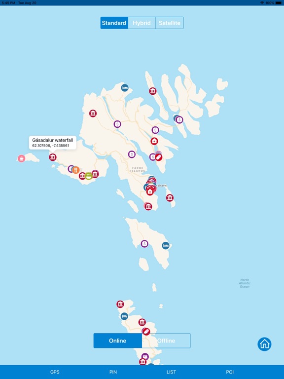 Screenshot #4 pour Faroe Islands - Route Map