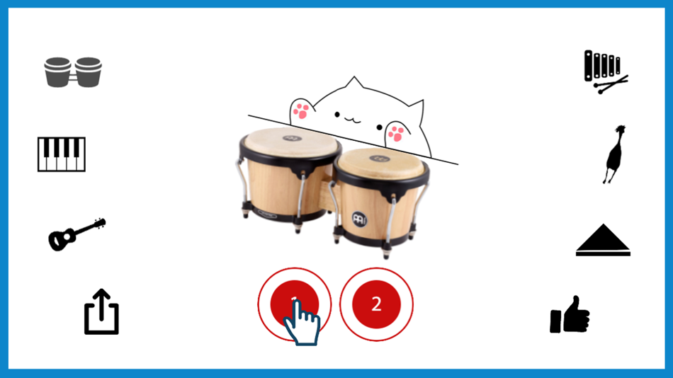 Bongo Cat Musical Instruments - 1.8.9 - (iOS)