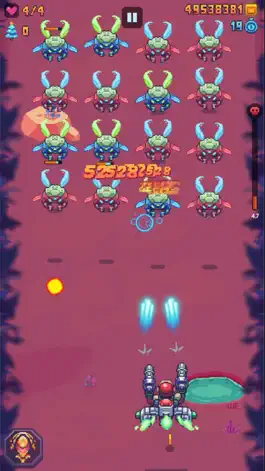 The game Space Gunner - Galaxy Shooter Game screenshot Space Gunner - Galaxy Shooter apk