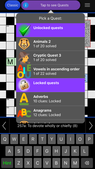 The Big Crossword Screenshot