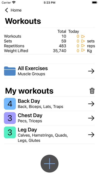 GymSets Screenshot