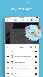 birthday card maker iphone screenshot 4
