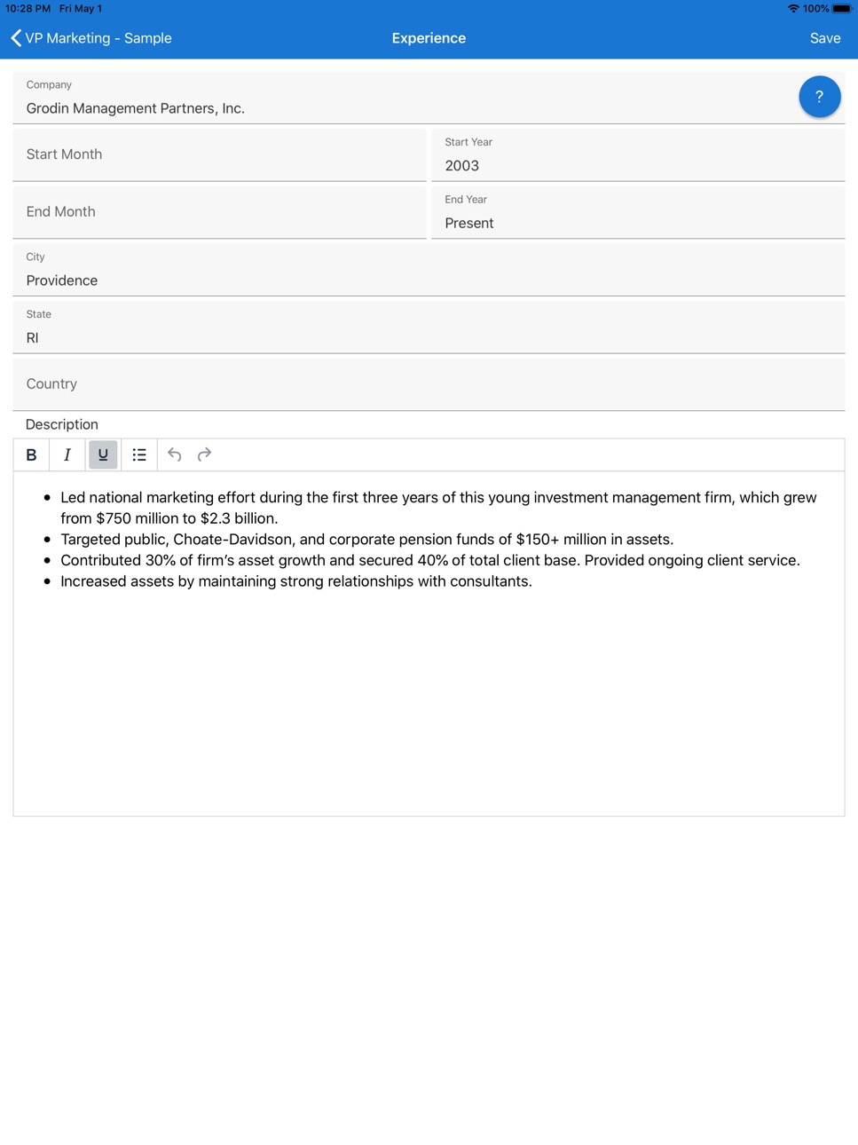 iPad screenshot