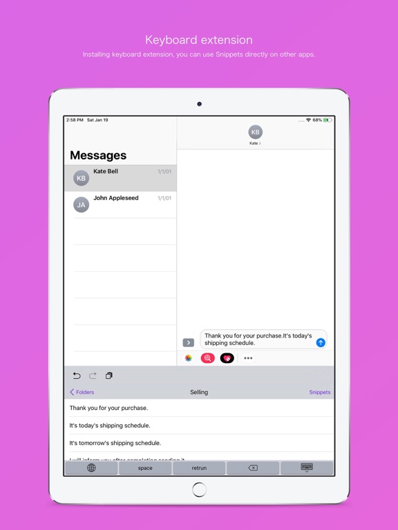 Screenshot #5 pour Snippet Notes