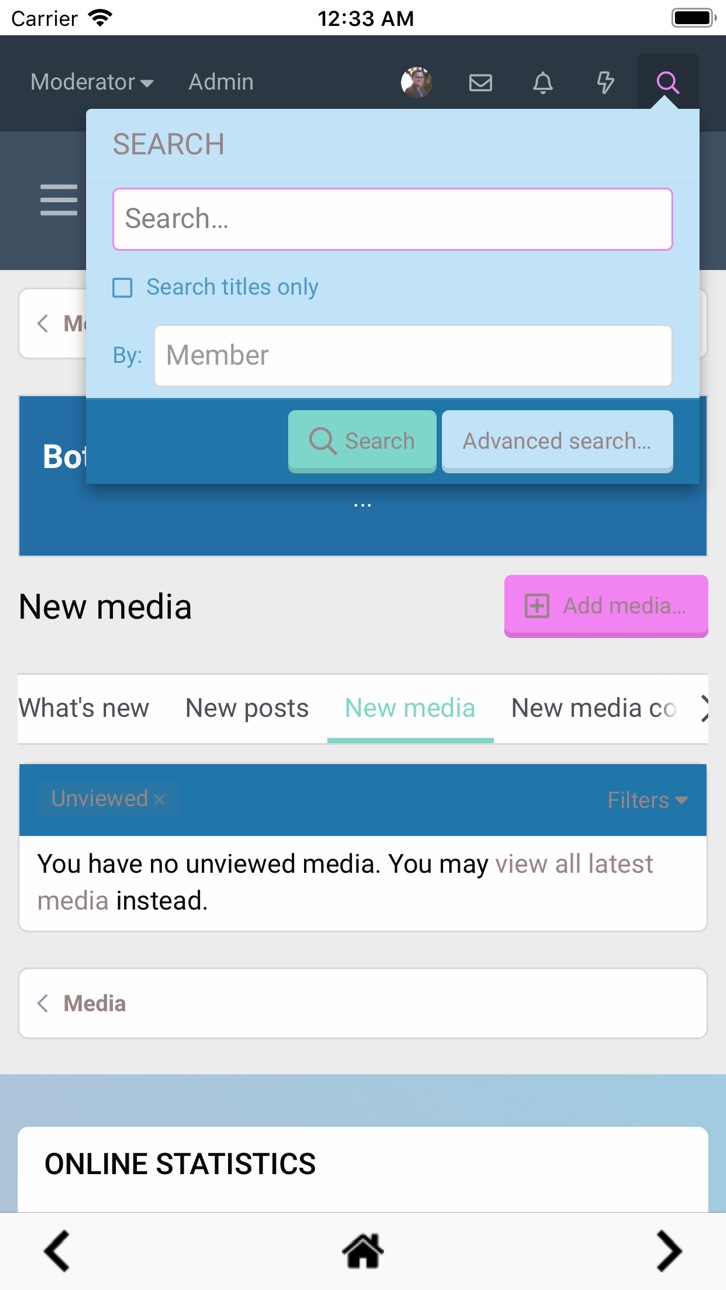 iPhone screenshot