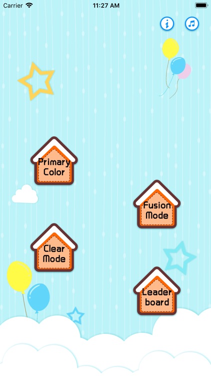 Colorful bubbles game