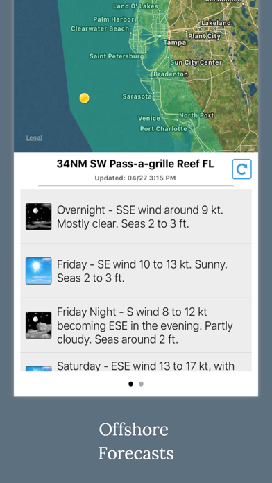 Florida Boating Weather Screenshot