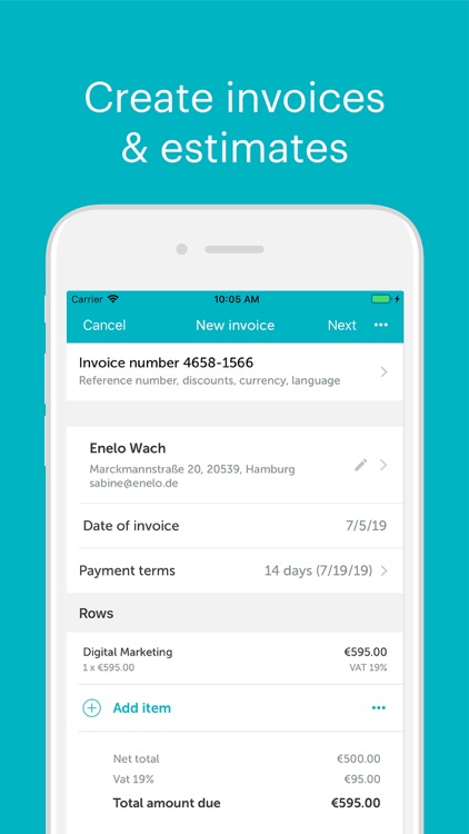 Invoice Generator - Zervant