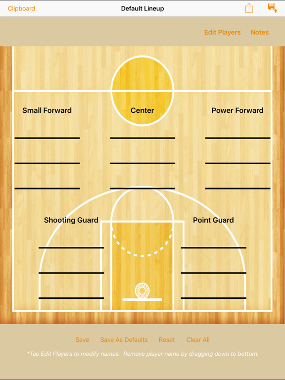 Basketball ClipPad iPad screenshot 4 - Sports app