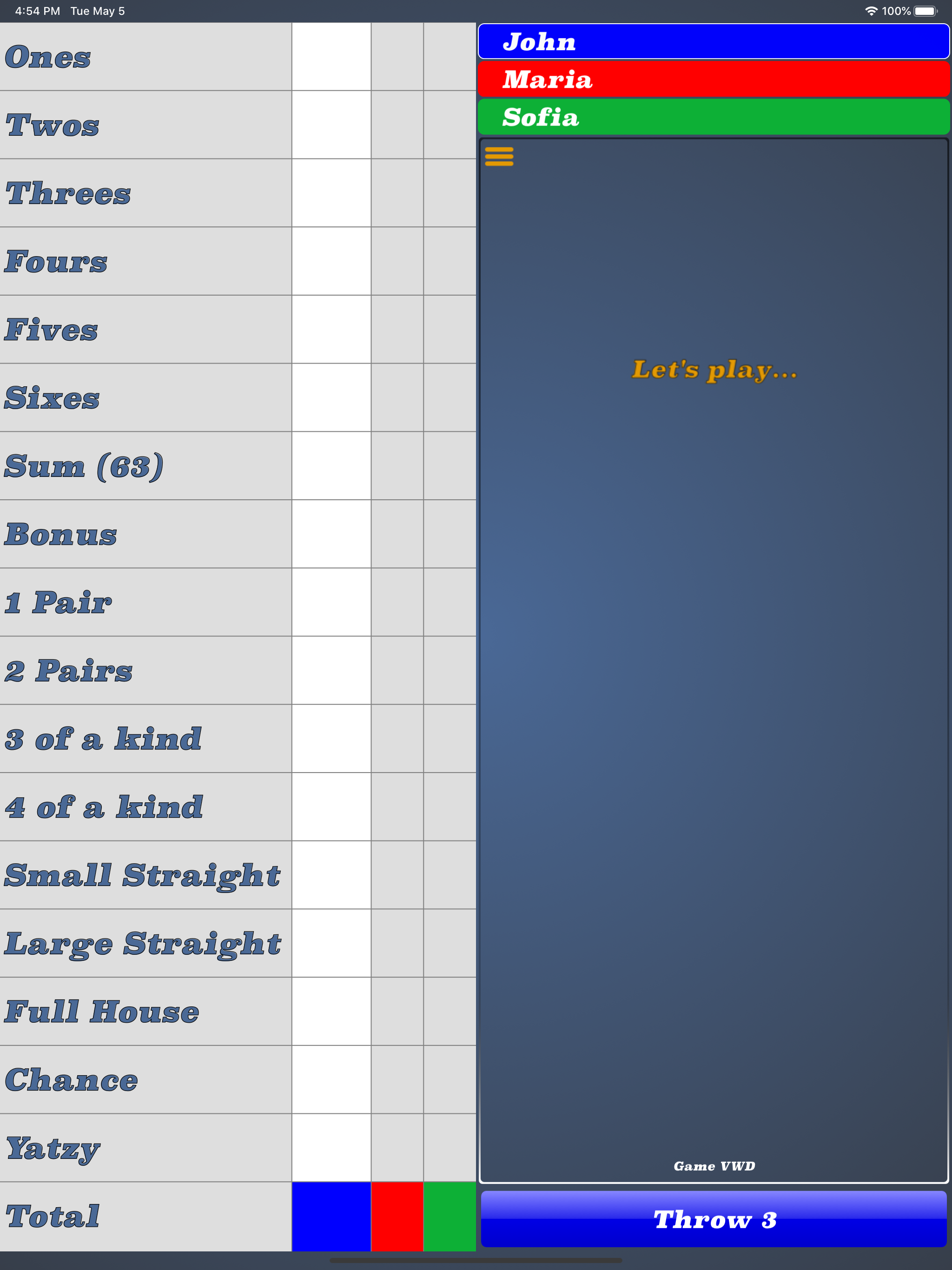 Save Throw Yatzy screenshot 8