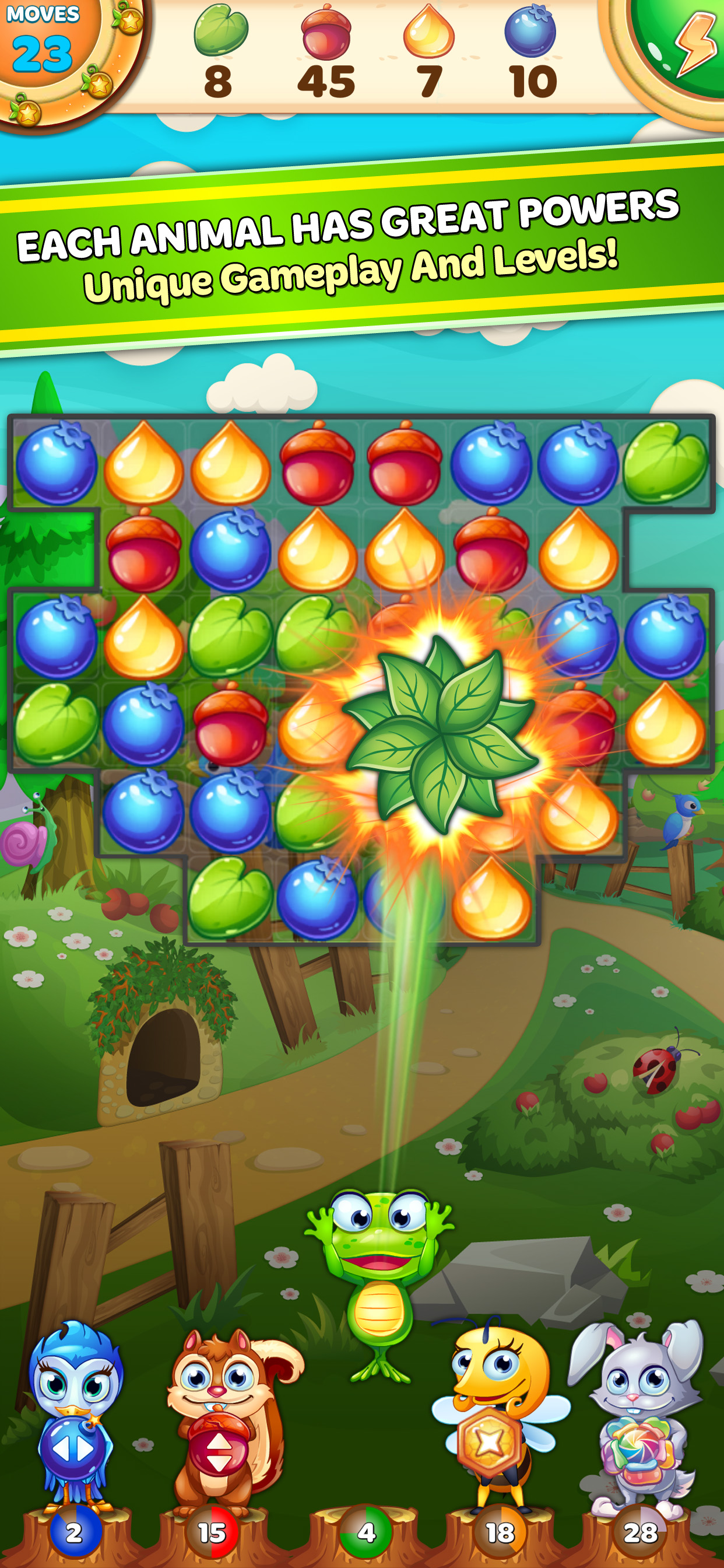 Forest Rescue: Match 3 Puzzle screenshot 2