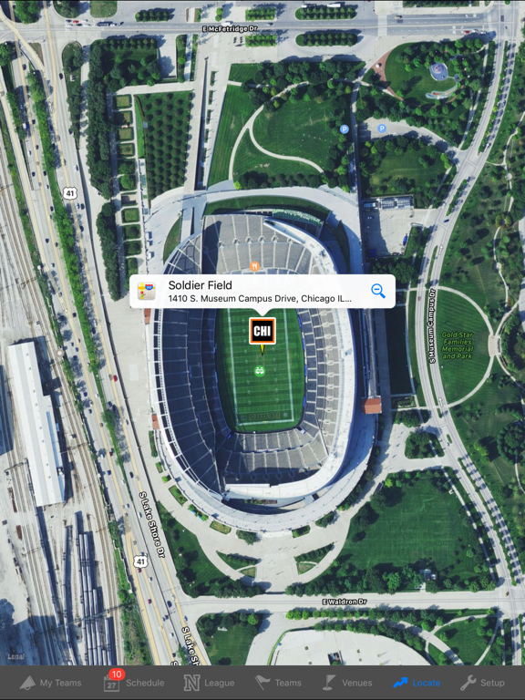 RoadRunner Football iPad screenshot