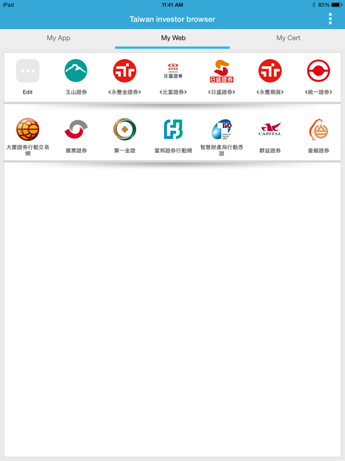 Taiwan investor browser