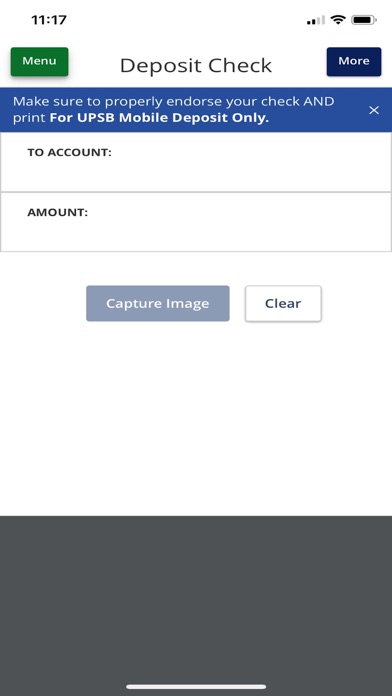 Upper Peninsula State Bank Screenshot