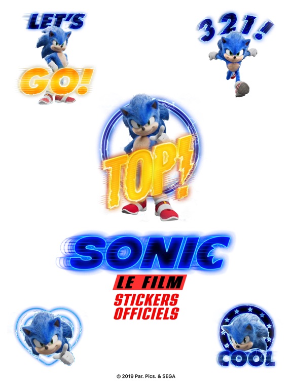 Screenshot #4 pour Sonic Le Film - Stickers