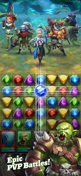 Game screenshot Dragon Strike: Puzzle RPG hack