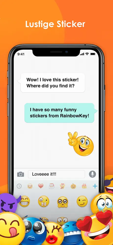 RainbowKey - Emoji-Tastatur